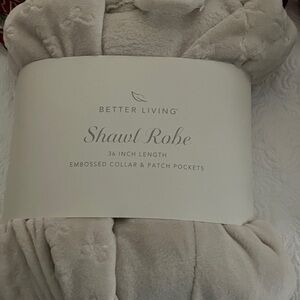 Cream Shawl Robe